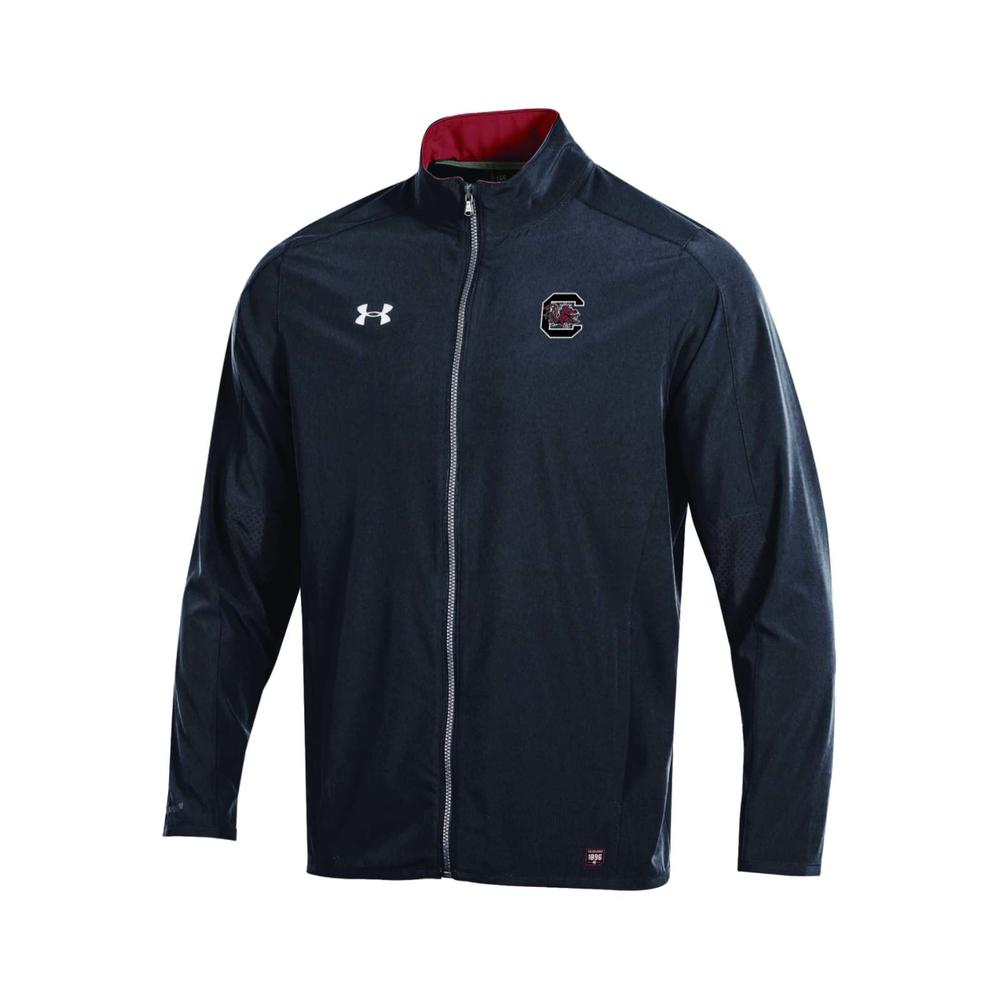 Under Armour South Carolina Gamecocks  On-Field Stealth Charger Warm Up Jacket