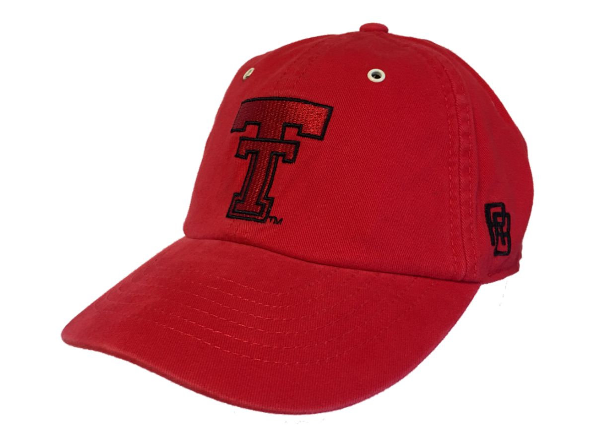 Original Retro Brand Texas Tech Red Raiders Retro Brand Red Crew Adjustable Buckle Slouch Hat Cap