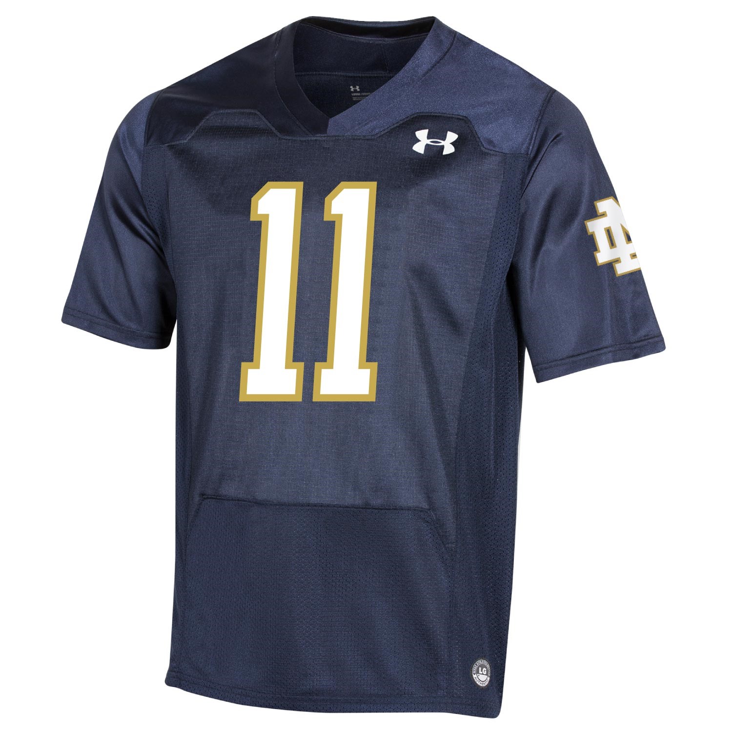 Under Armour Notre Dame Fighting Irish UA Navy #11 ArmourGrid 2.0 Replica Football Jersey