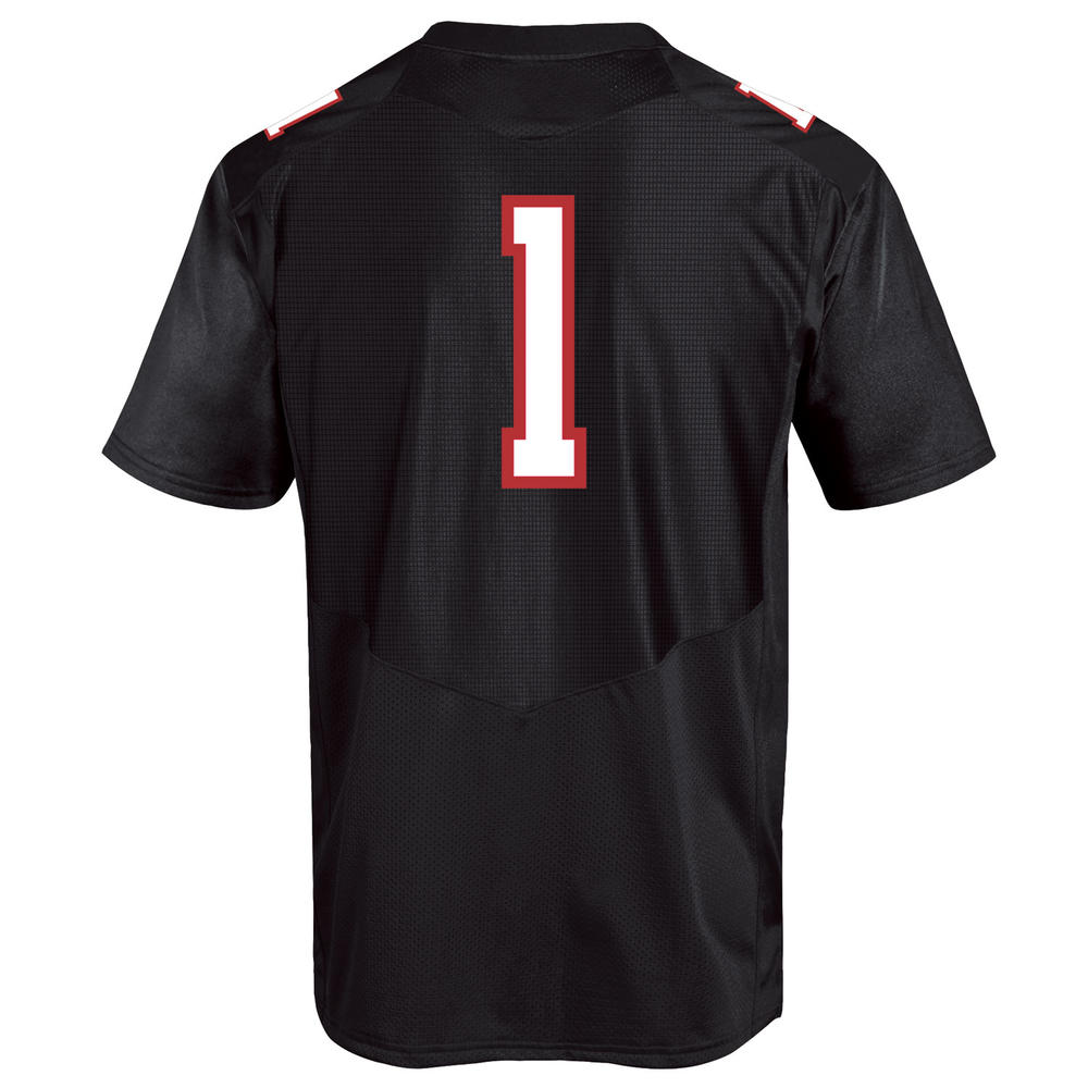Under Armour Texas Tech Red Raiders  Black #1 Sideline Replica Football Jersey