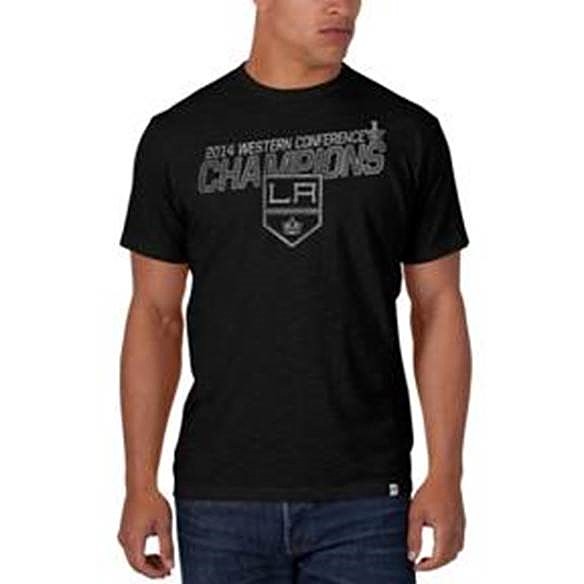 '47 Brand Los Angeles LA Kings 2014 Western Conference Champions  Black T-Shirt