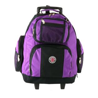 Tw 18 Wheeled Backpack Roomy Rolling Book Bag W Handle