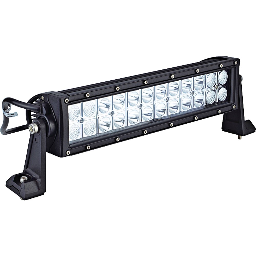 J&N Light Bar for 12/24V, 24 LED, 3, 000 Lumens, White, 13.5", Spot/Flood; 550-12002
