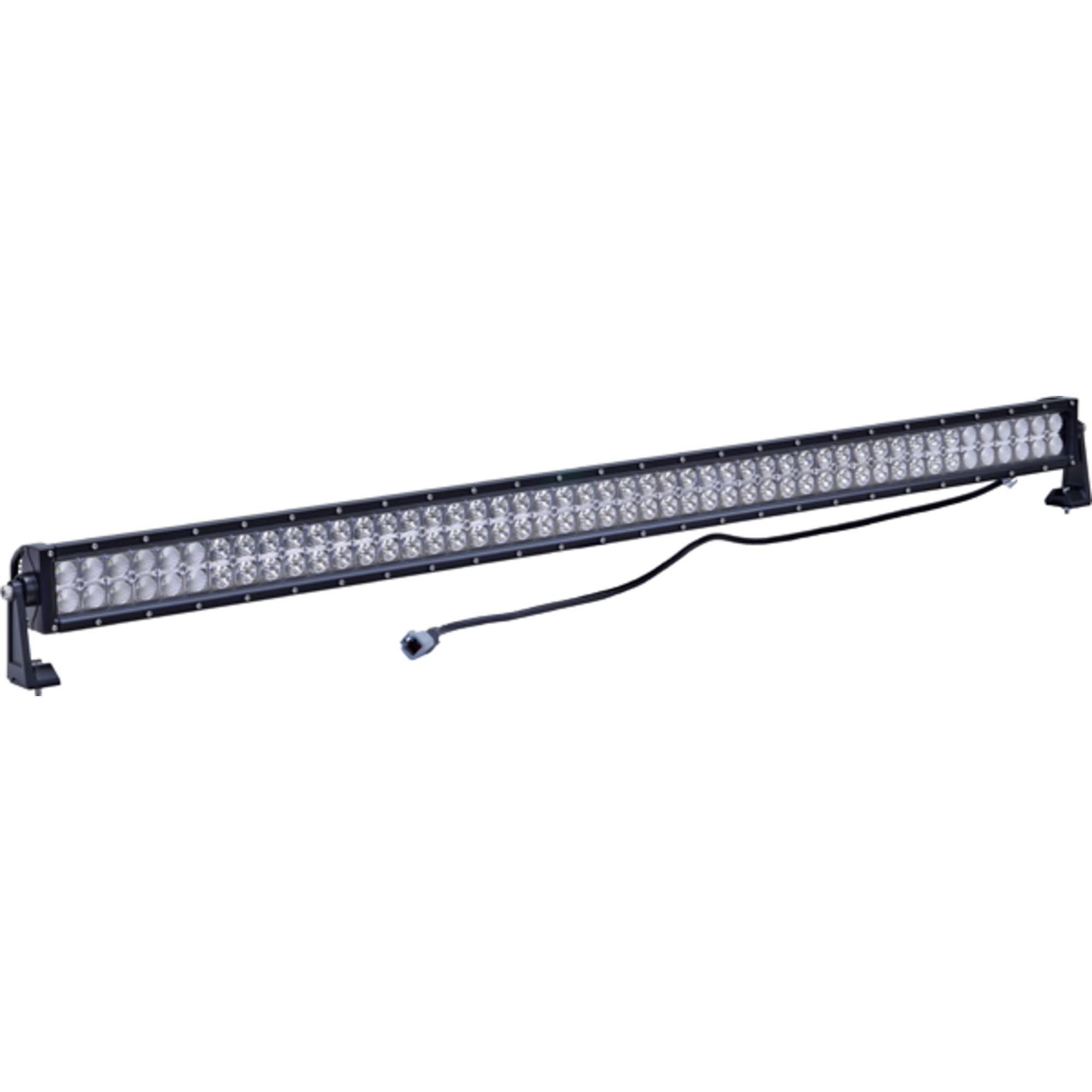 J&N Light Bar for 12/24V, 96 LED, 8000 Lumens, White, Black Housing; 550-12006