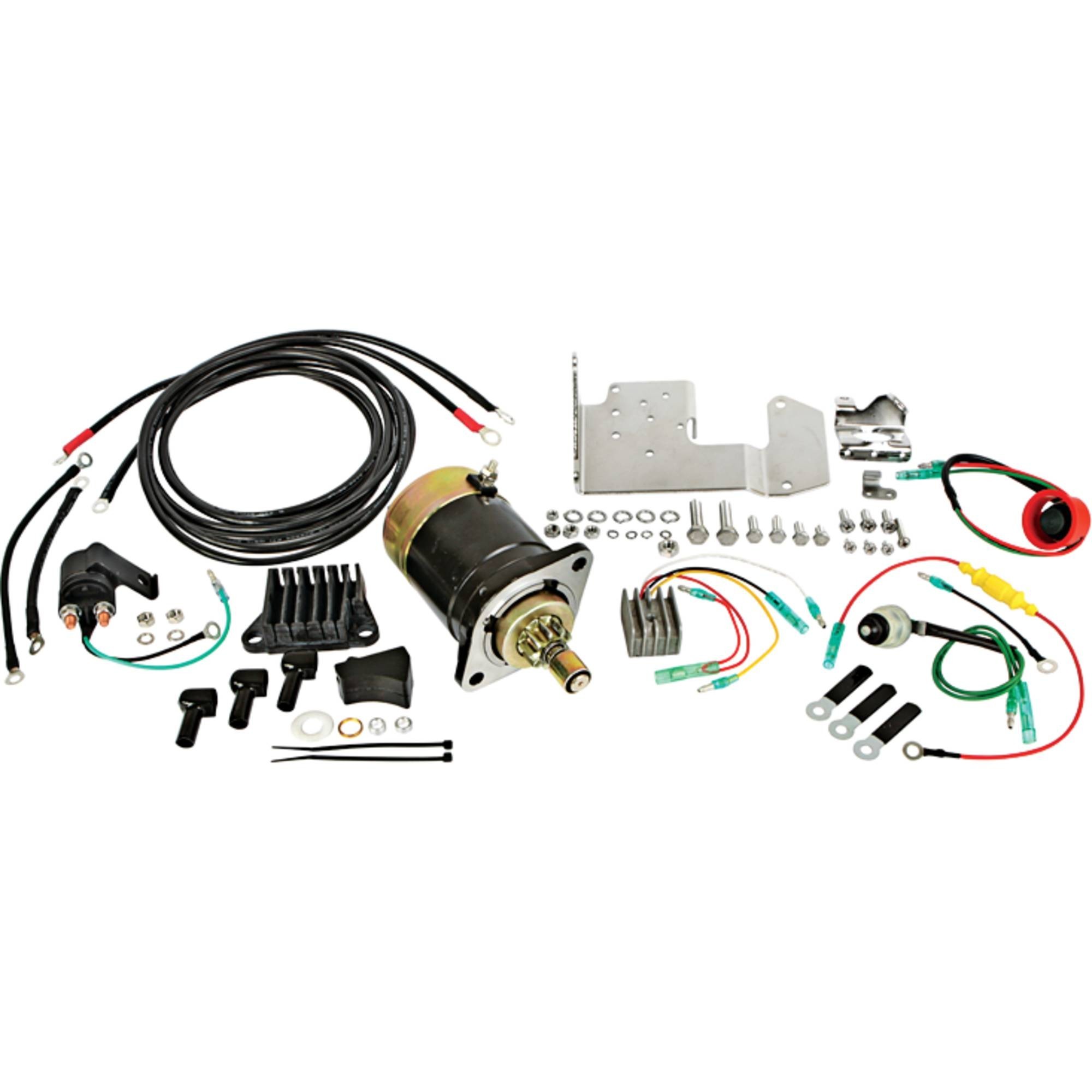 DB Electrical New Electric Engine Start Kit for Nissan & Touatsu 25, 30 Outboard, Mercury 30HP