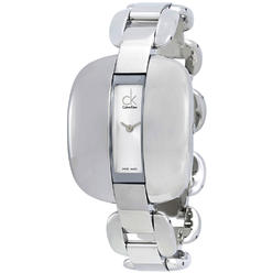 Calvin Klein Treasure Stainless Steel Bracelet Silver Dial Quartz Womens Watch K2E23138