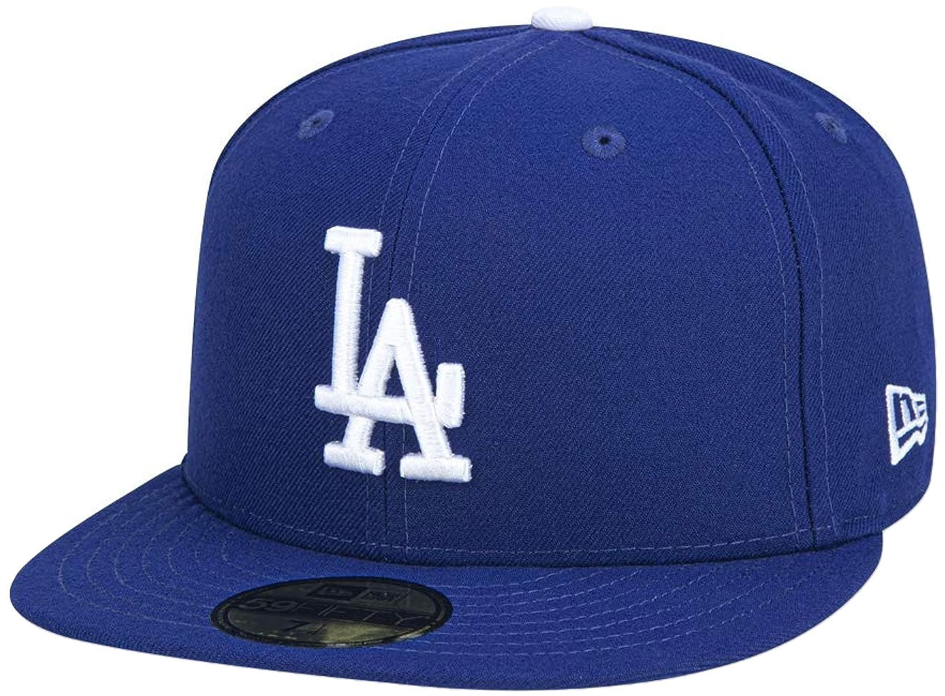 New Era 59FIFTY Los Angeles Dodgers MLB Authentic Collection On-Field Fitted Cap, Blue, Size 7 1/2, 70331962