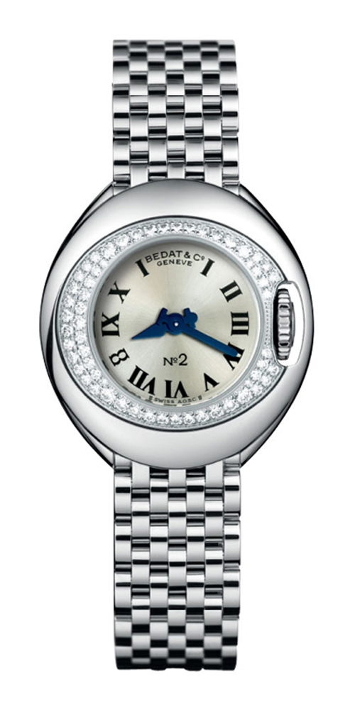 Bedat & Co. Bedat No. 2 Stainless Steel & Diamond Womens Luxury Swiss Watch 227.031.600