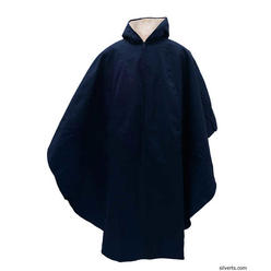 Silvert's Winter Wheelchair Cape Mens & Womens - Wheelchair Winter Poncho Lined Cape - Color navy