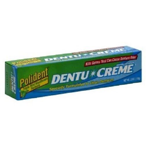 polident dentu creme denture cleaner