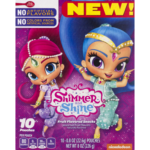 betty crocker shimmer and shine fruit snacks