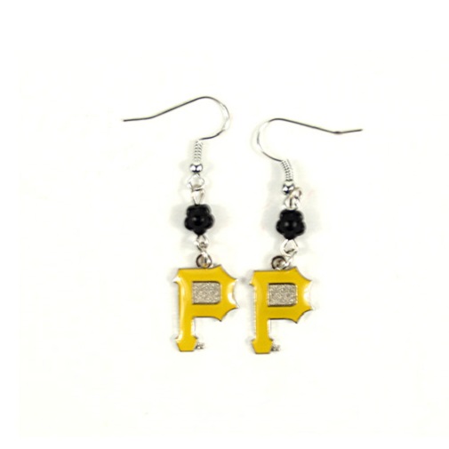 Aminco Pittsburgh Pirates MLB Sophie Style Dangle Earrings