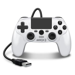 Hyperkin Wired Game Controller For Ps4 Pc Mac White Armor3 Hyperkin Wired Game Controller For Ps4 Pc Mac White Armor3