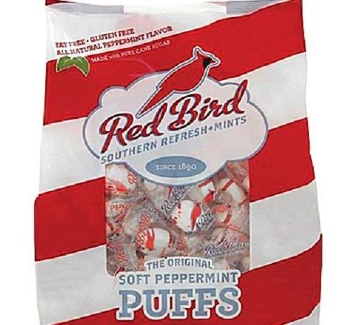 Red Bird Brand Soft Peppermint Puffs Southern Candy Fat Free Gluten Free
