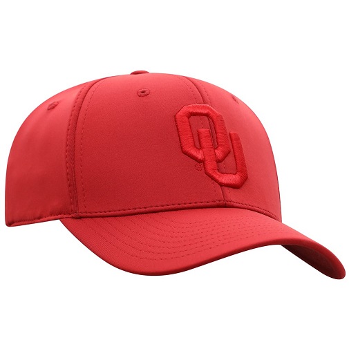 Top of the World Oklahoma Sooners NCAA TOW Color Up Stretch Fitted Hat
