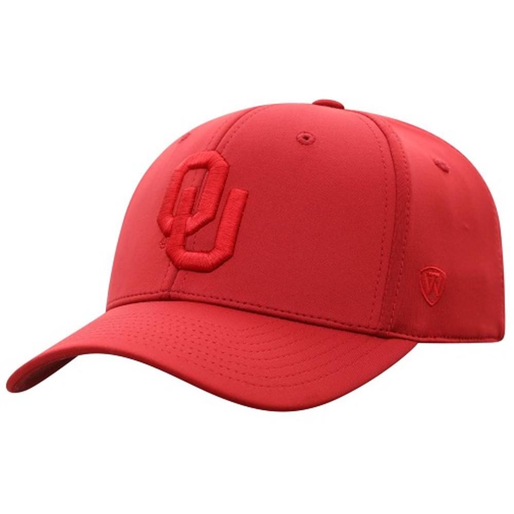 Top of the World Oklahoma Sooners NCAA TOW Color Up Stretch Fitted Hat