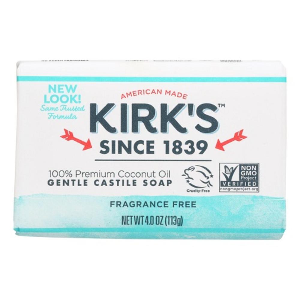 Kirk's Fragrance Free Gentle Castile Bar Soap