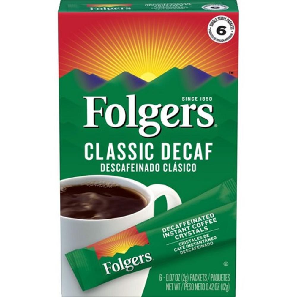 Folgers Decaf Classic Roast Coffee Singles