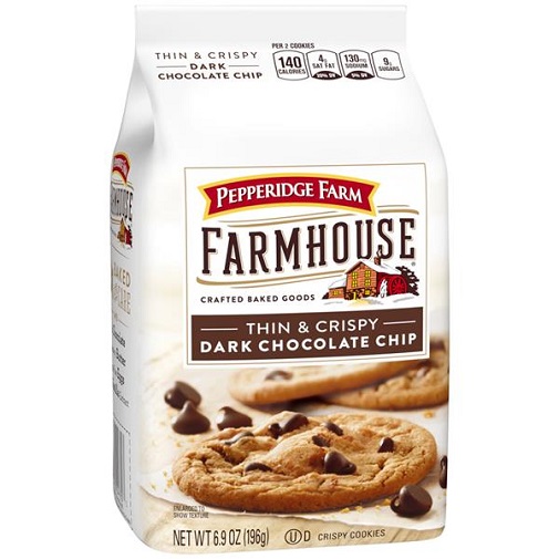 Pepperidge Farm Farmhouse Thin & Crispy Dark Chocolate Chip Cookies