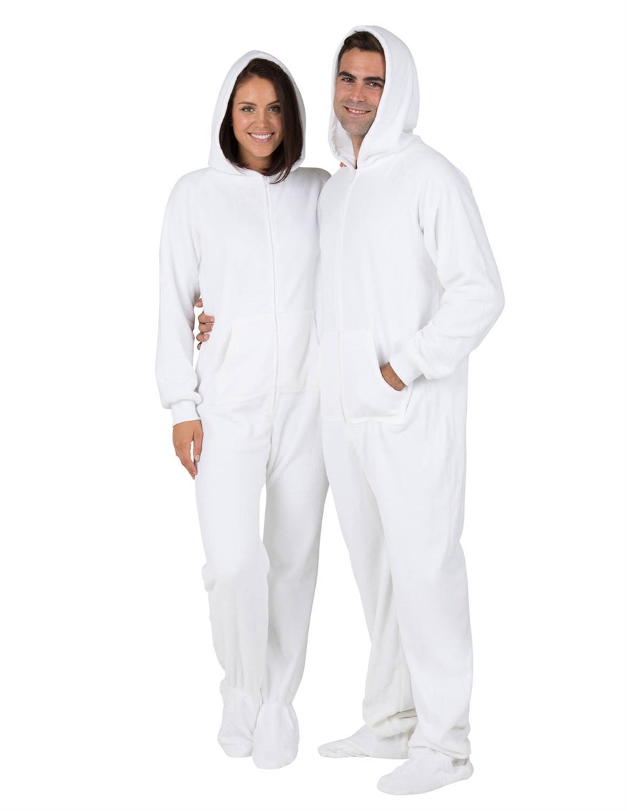Onesie pajamas for adults with feet hot sale
