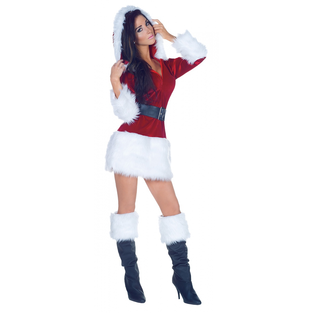 UNDERWRAPS Sexy Christmas Costume Adult Mrs Claus Santa Outfit for Women Fancy Dress
