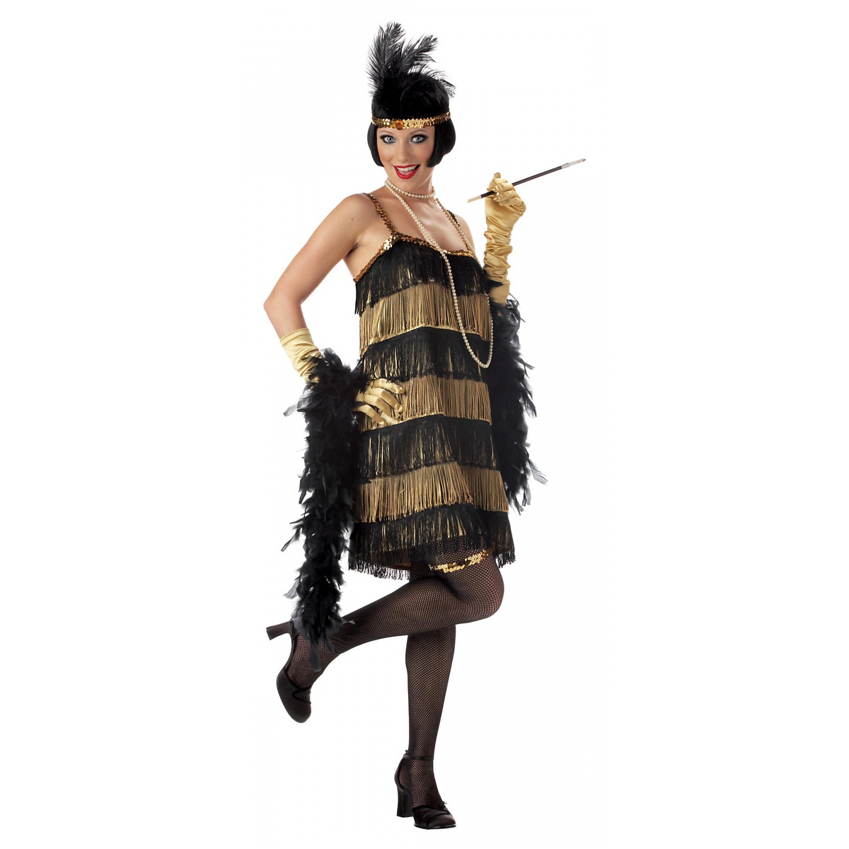 California Costume Jazz Time Honey Adult Womens Sexy 1920's 20s Flapper Halloween Costume