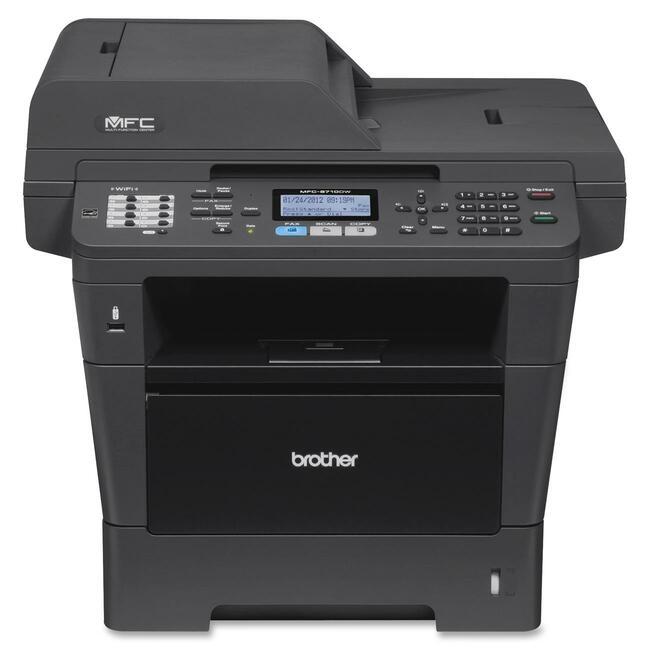 Brother MFC-8710DW Laser Multifunction Printer - Monochrome - Plain Paper Print - Desktop - BROTHER - MFC-8710DW