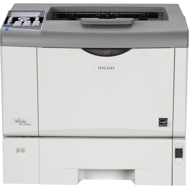 Ricoh Aficio SP 4310N Laser Printer - Monochrome - 1200 x 600 dpi Print - Plain Paper Print - Desktop - Ricoh - 406799