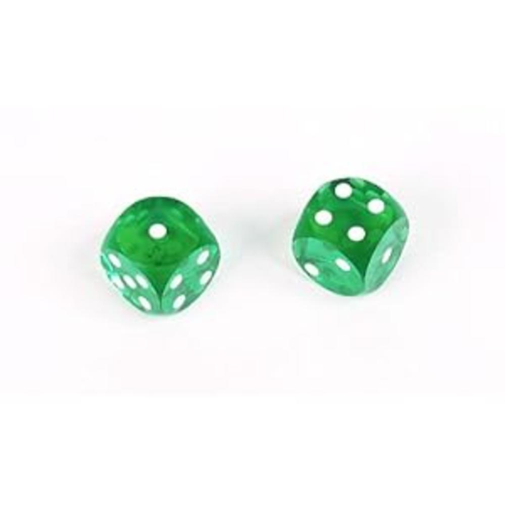 Bello Games Precision Dice-Translucent Green 5/8"