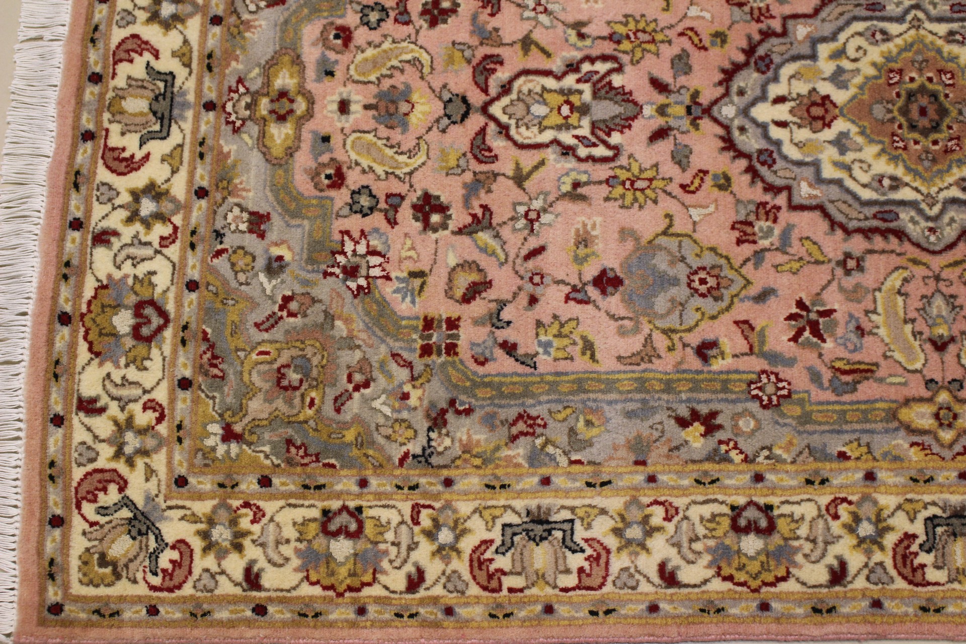 Rugstc 3 1 X5 2 Pak Persian High Quality Area Rug With Wool Pile Rugstc 3 1 X5 2 Pak Persian High Quality Area Rug With Wool Pile Fl Design 100 Original Hand Knotted In Beige White Grey Col