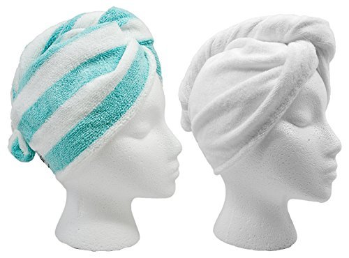 The Original Turbie Twist Super Absorbent Cotton Hair Towel Twist