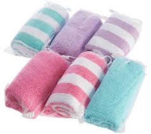 Turbie Twist Cotton Super Absorbent Hair Towels 6 Pack