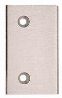 C.R. Laurence CRL G6BN Brushed Nickel Geneva Series Standard Cover Plate for the Fixed Panel
