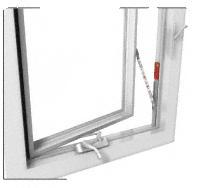 C.R. Laurence Truth EP27037 Left Hand Stainless Steel Casement Window Opening Control Device