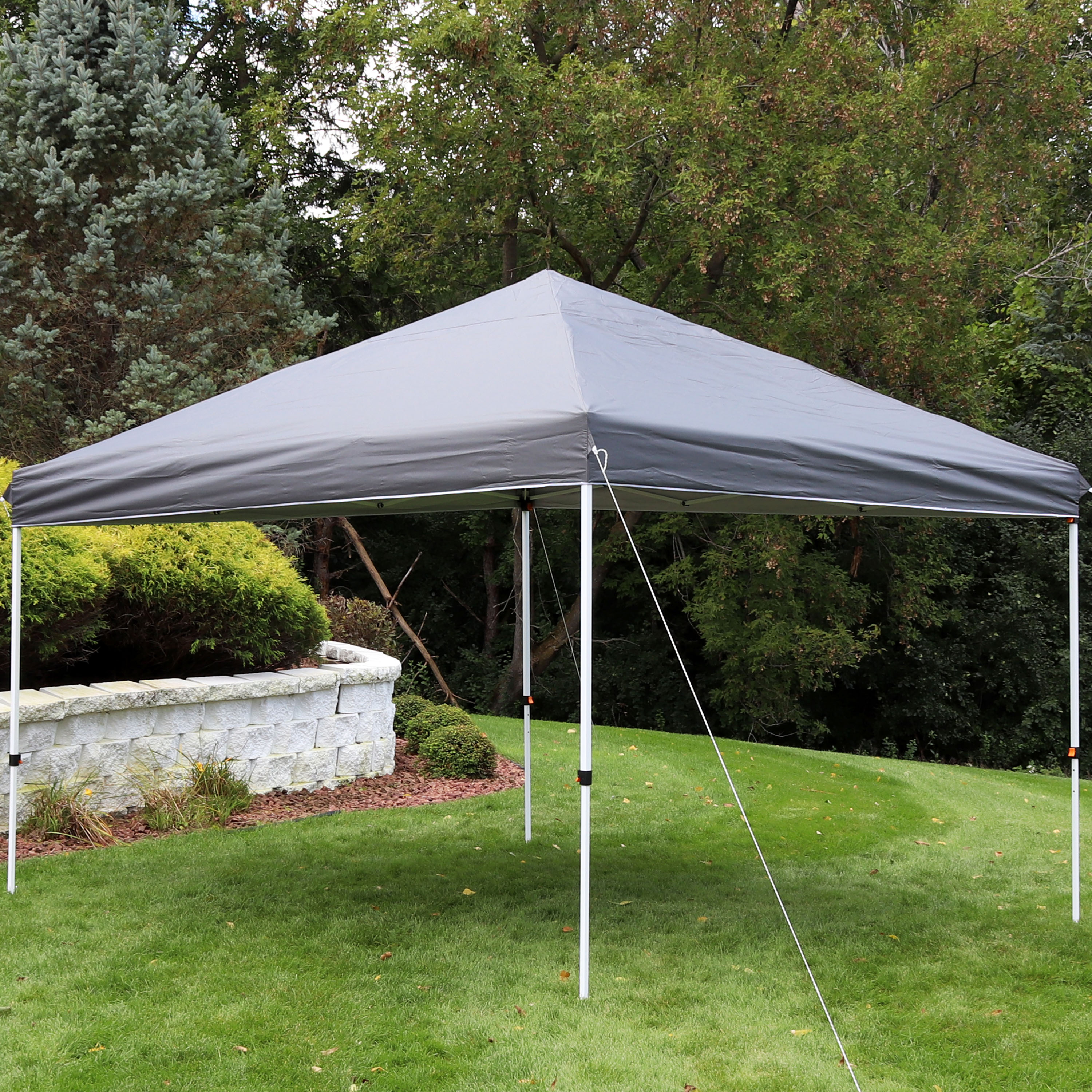 Sunnydaze Decor 12x12 Foot Standard Pop-Up Canopy Shade - Gray