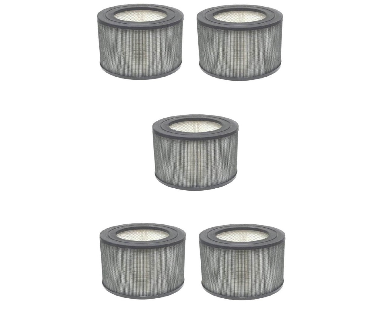 LifeSupplyUSA 5 Pack Replacement HEPA Filters fit Honeywell 24000 / 24500 Air Cleaner
