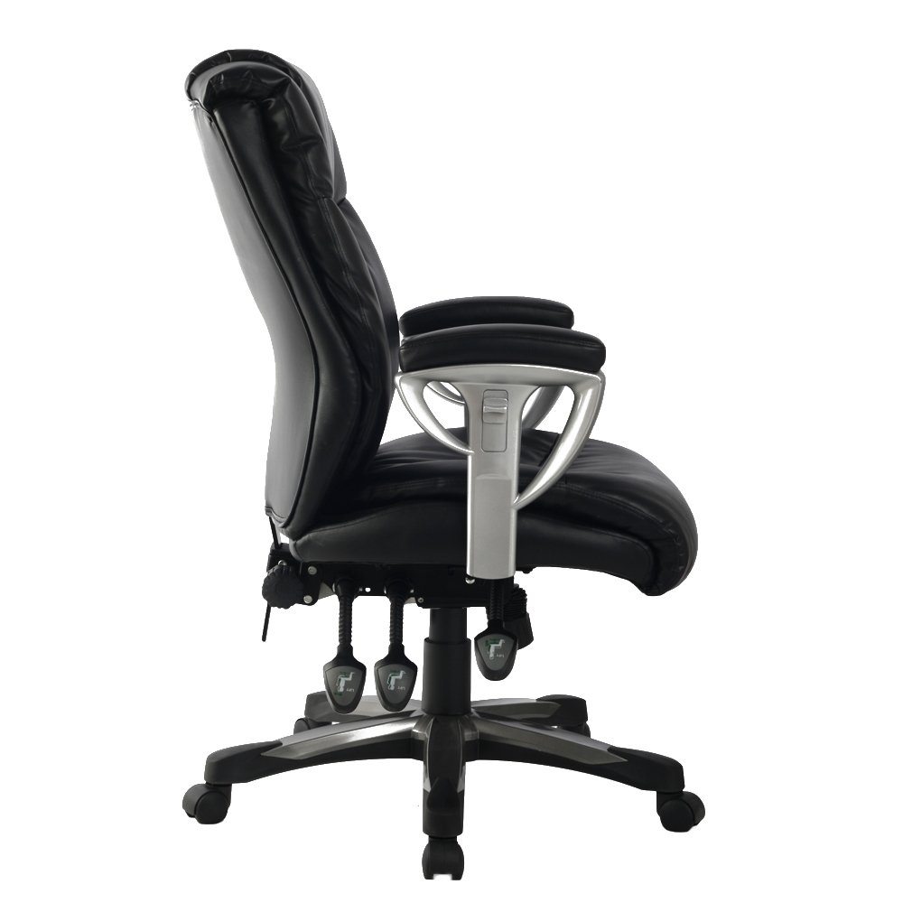 Viva Office Comfort Bonded Leather Desk Chair High Back Viva Office Comfort Bonded Leather Desk Chair High Back Swivel With Adjule Backrest Height And Armrest
