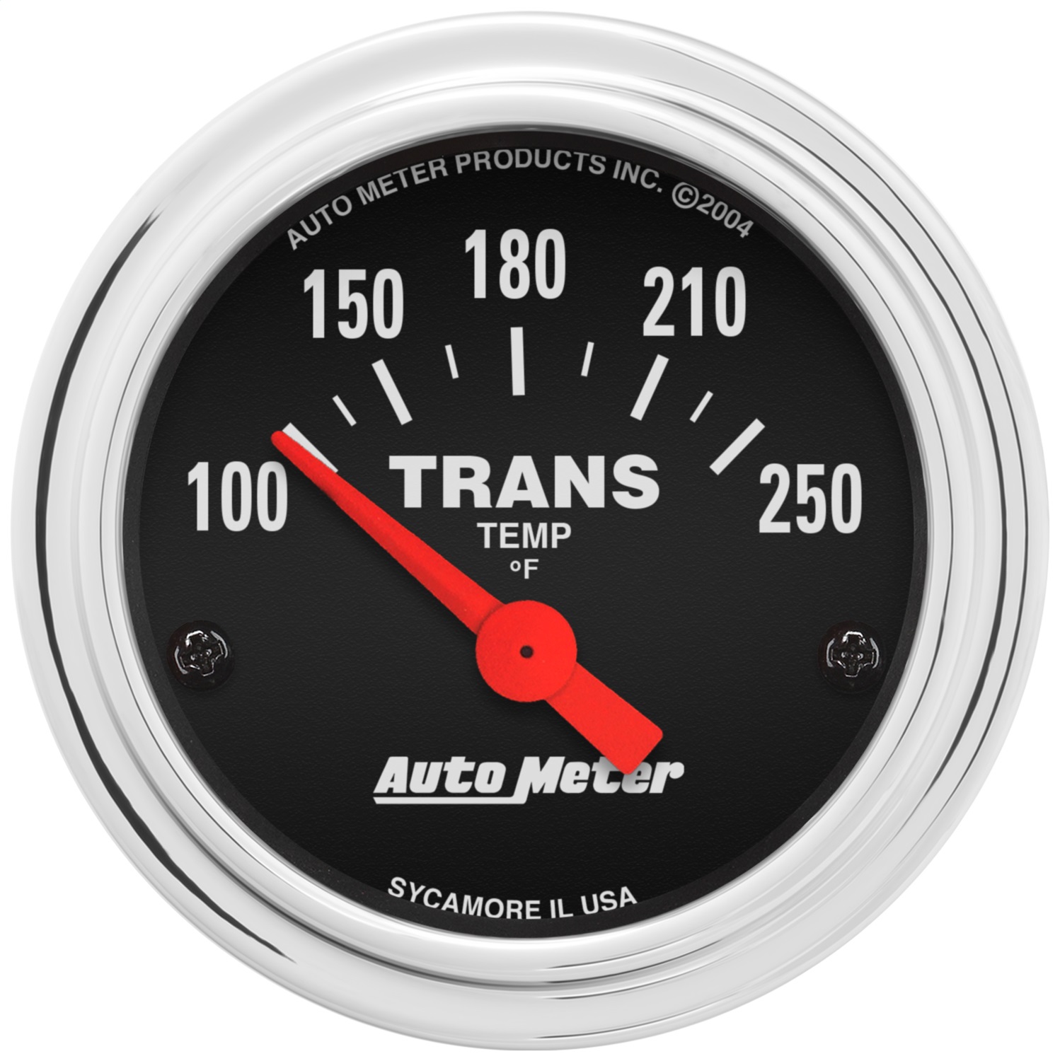 AutoMeter 2552 Traditional Chrome Electric Transmission Temperature Gauge