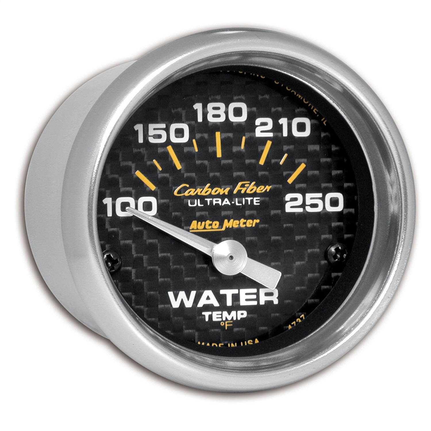AutoMeter 4737 Carbon Fiber Electric Water Temperature Gauge
