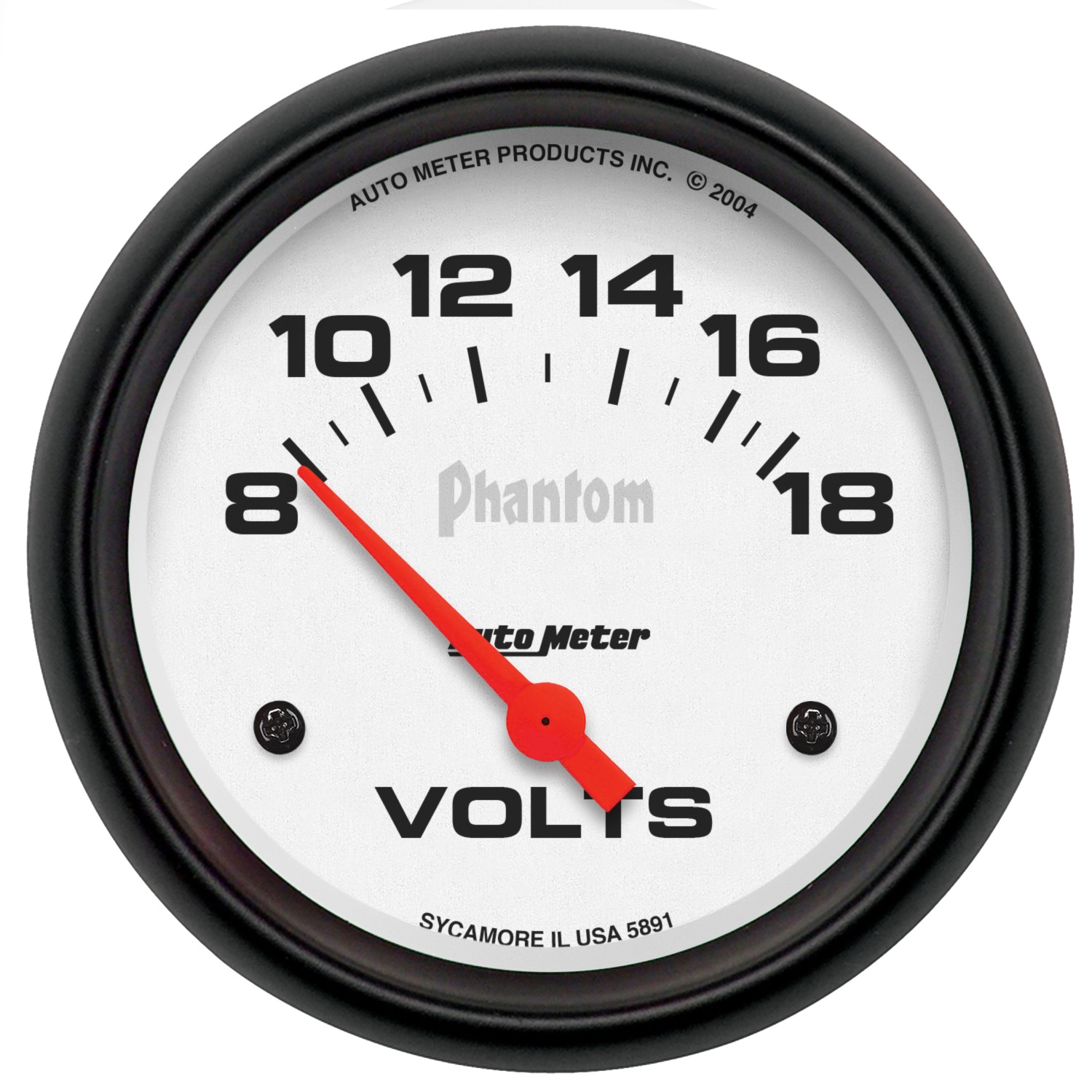 AutoMeter 5891 Phantom Electric Voltmeter Gauge