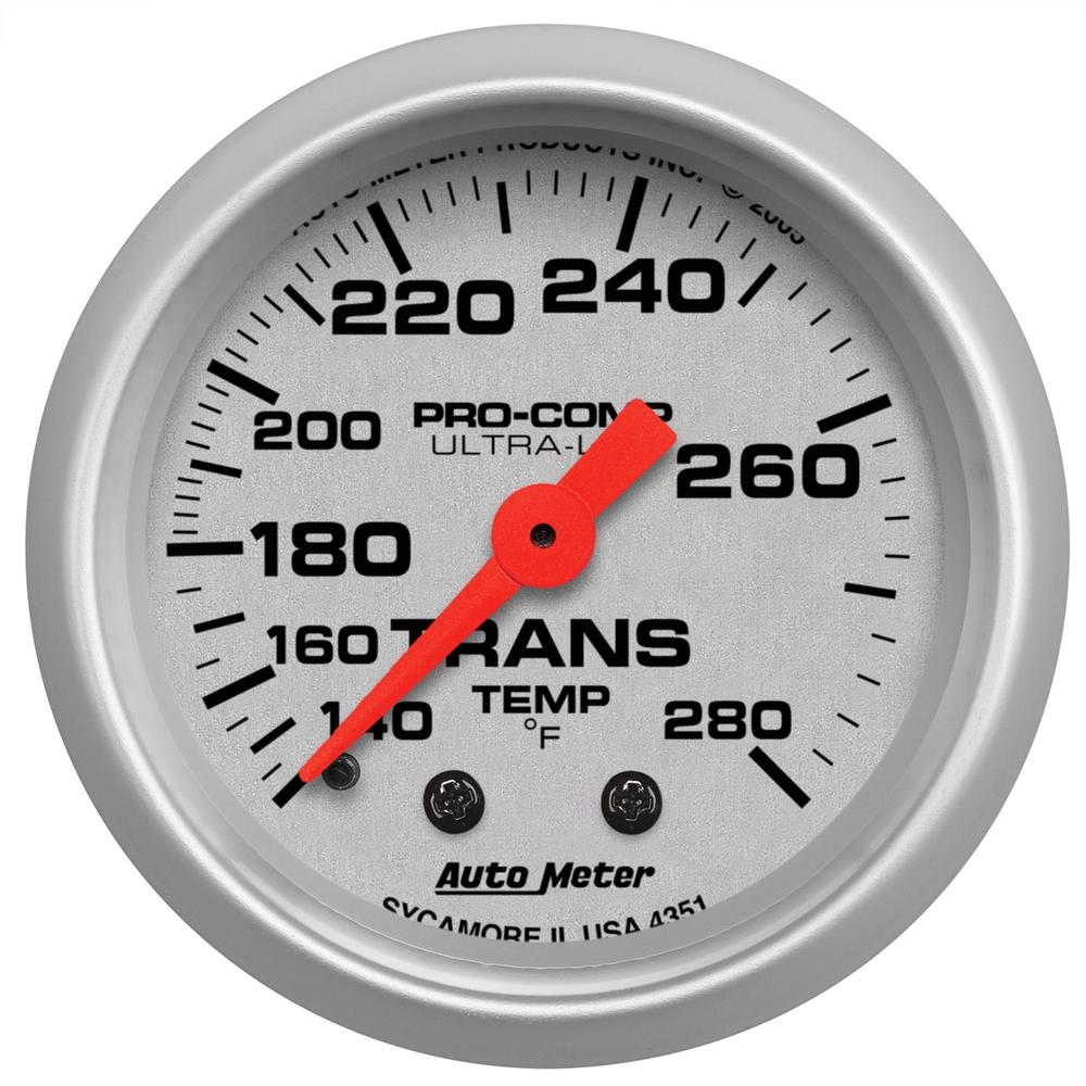 AutoMeter 4351 Ultra-Lite Mechanical Transmission Temperature Gauge