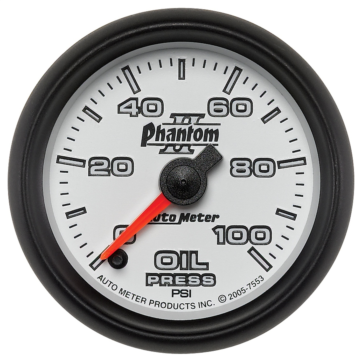 AutoMeter 7553 Phantom II Electric Oil Pressure Gauge