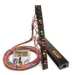 Painless Wiring 50506 Fused Dragster Vertical 6 Switch Panel