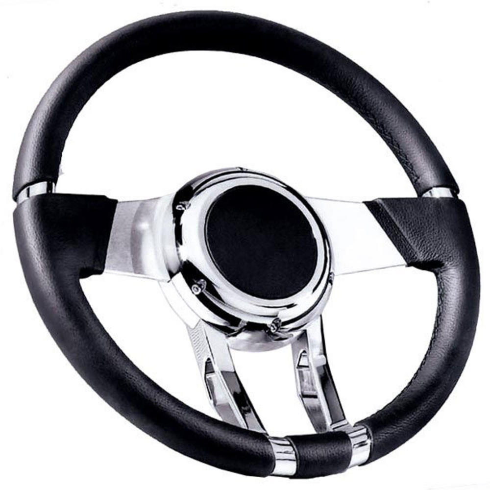 Flaming River FR20150 Black Waterfall Steering Wheel
