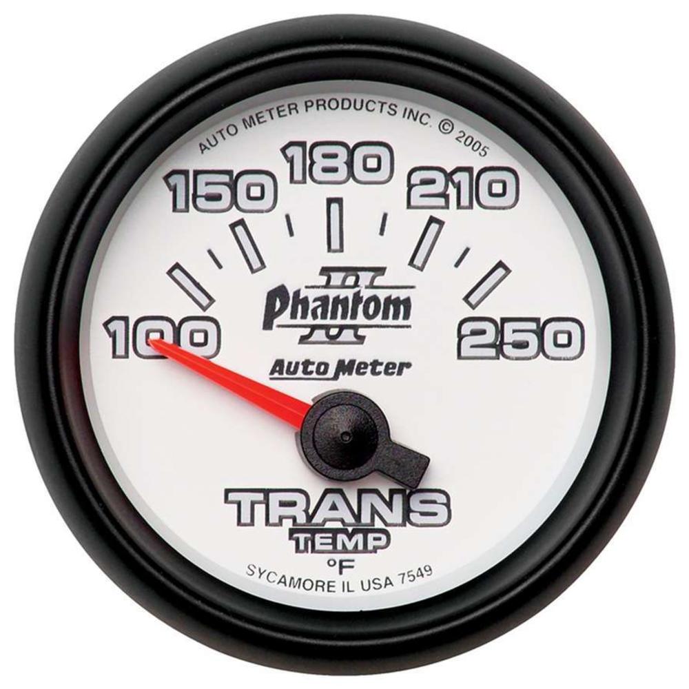 AutoMeter 7549 Phantom II Electric Transmission Temperature Gauge