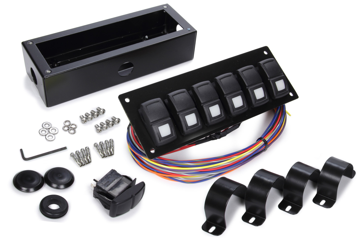 Painless Wiring 58105 Track Rocker 6 Switch Panel