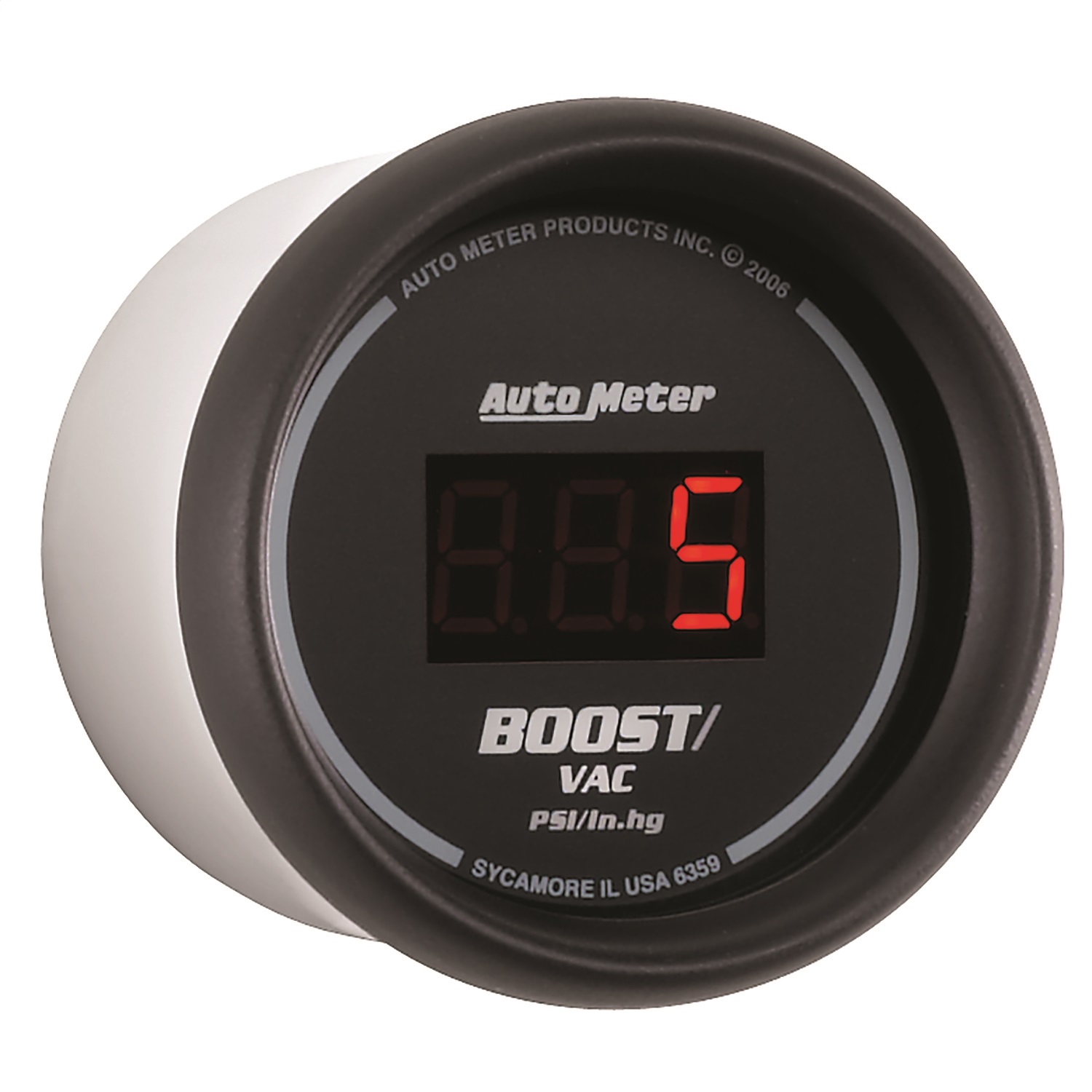 AutoMeter 6359 Sport-Comp Digital Boost/Vacuum Gauge