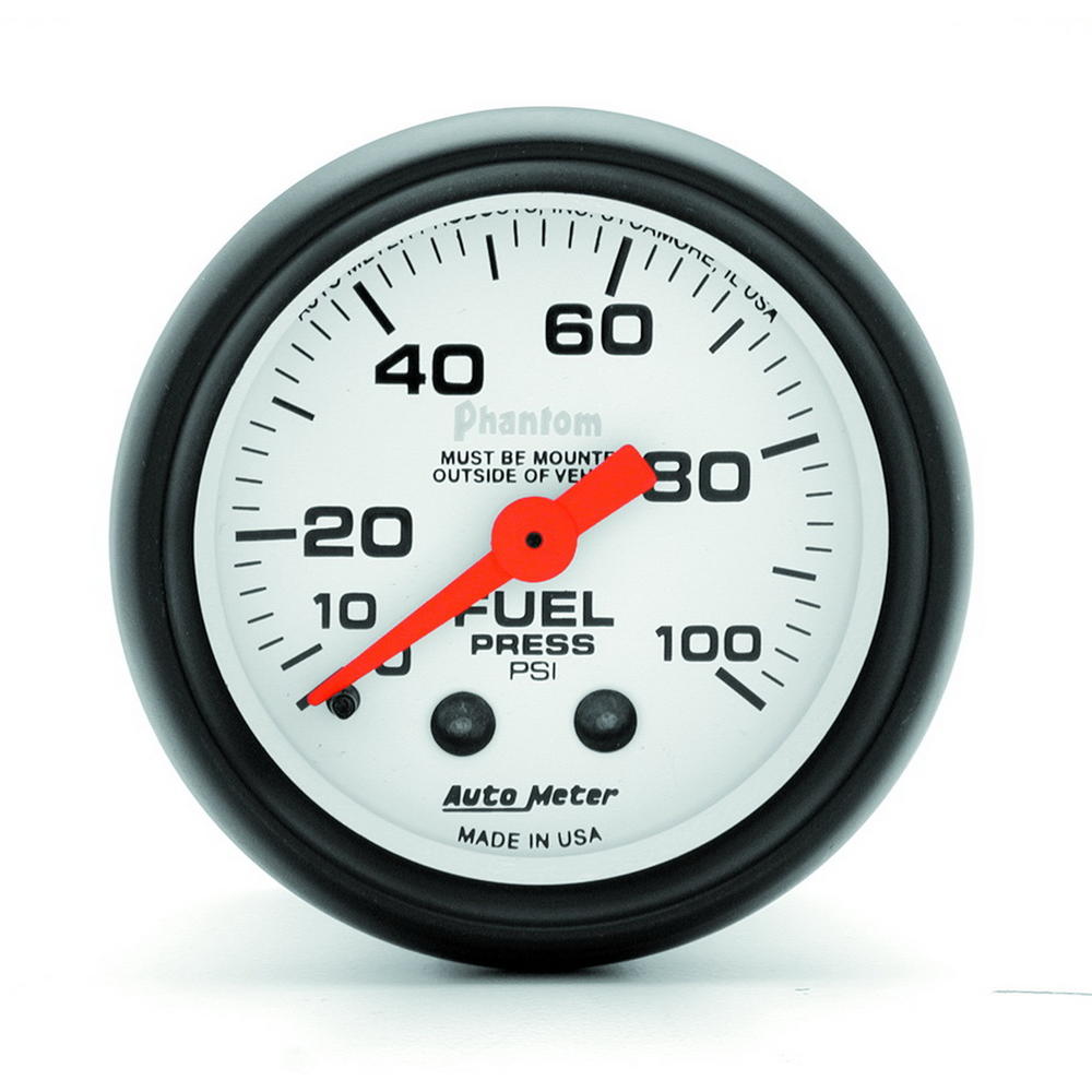 AutoMeter 5712 Phantom Mechanical Fuel Pressure Gauge