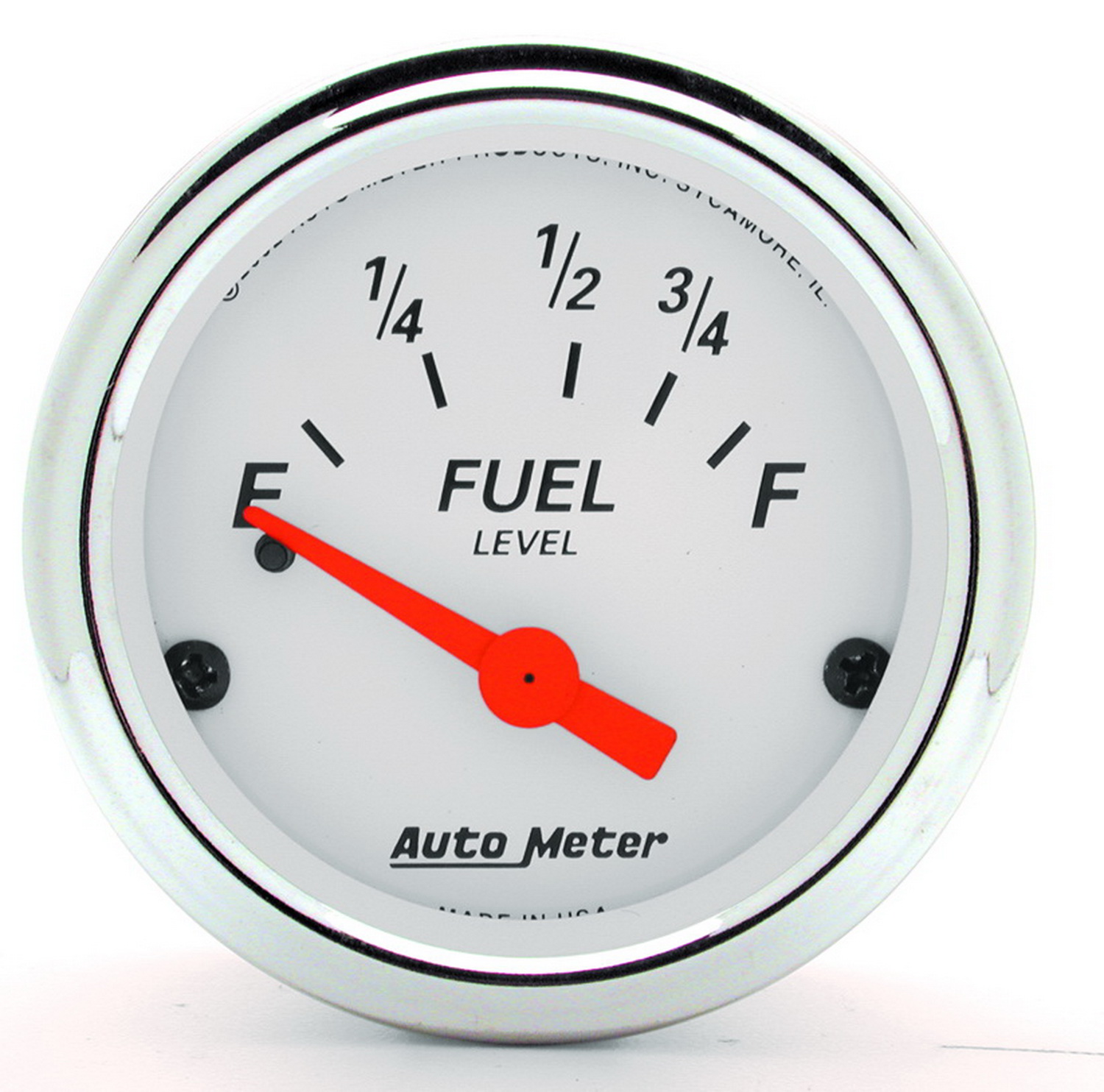 AutoMeter 1316 Arctic White Fuel Level Gauge