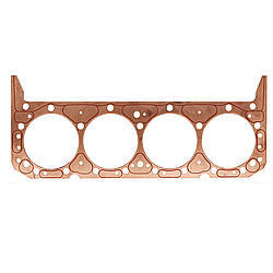 SCE Gaskets Cylinder Head Gasket, ICS Titan, 4.520 in Bore, 0.043 in Compression Thickness, Copper, Big Block Chevy, Each